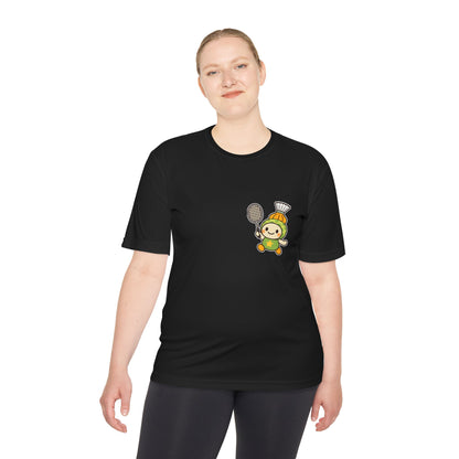 Badoneppu Japanese Badminton Mascot Raglan T-Shirt | Kunneppu, Hokkaido