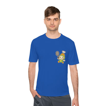 Badoneppu Japanese Badminton Mascot Raglan T-Shirt | Kunneppu, Hokkaido