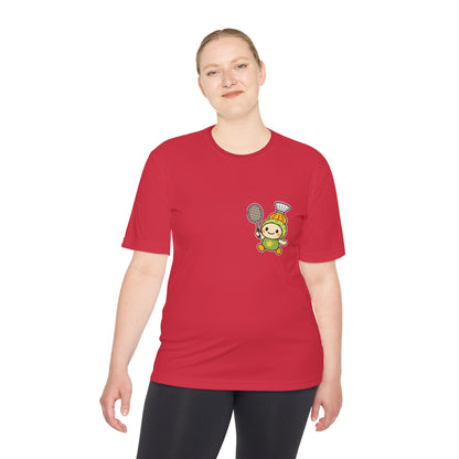 Badoneppu Japanese Badminton Mascot Raglan T-Shirt | Kunneppu, Hokkaido