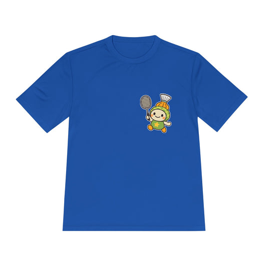 Badoneppu Japanese Badminton Mascot Raglan T-Shirt | Kunneppu, Hokkaido