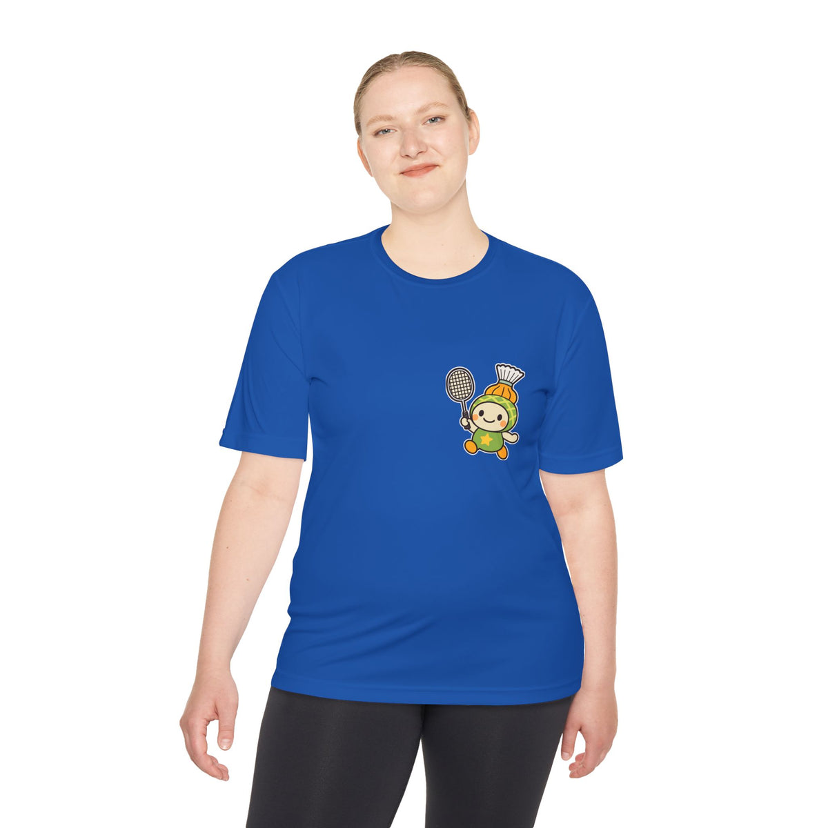 Badoneppu Japanese Badminton Mascot Raglan T-Shirt | Kunneppu, Hokkaido